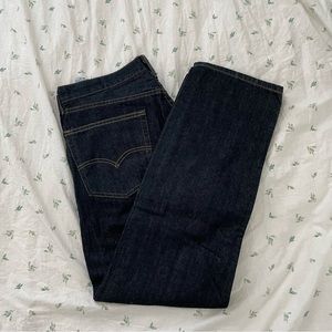 LEVI STRAUSS & Co - 505 Regular Fit Dark Wash Men’s Jeans